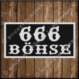 Embroidered Patch 666-HEAVY METAL