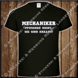 Mechaniker pfuschen nicht, Fun-Shirt