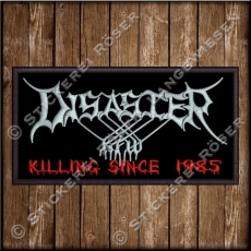 Besticktes Patch / Aufnher 100 x 50 mm mit Disaster KFW Logo Original