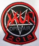 Embroidered Patch MUR Open Air 2018 red