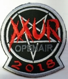 Embroidered Patch MUR Open Air 2018 silver